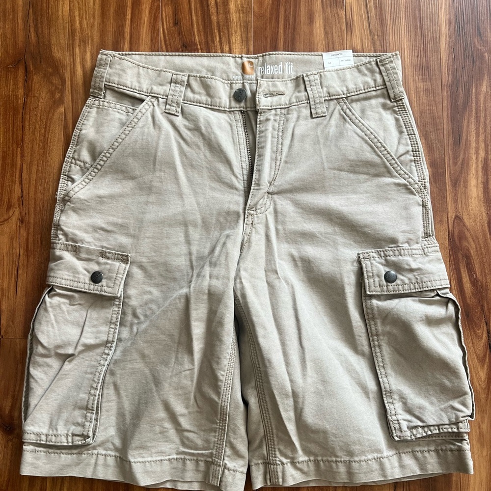 Carhartt Men's Beige Cargo Shorts